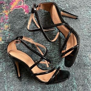 Halogen Atlantic Pacific Heel Multi Strap Heel Sandal